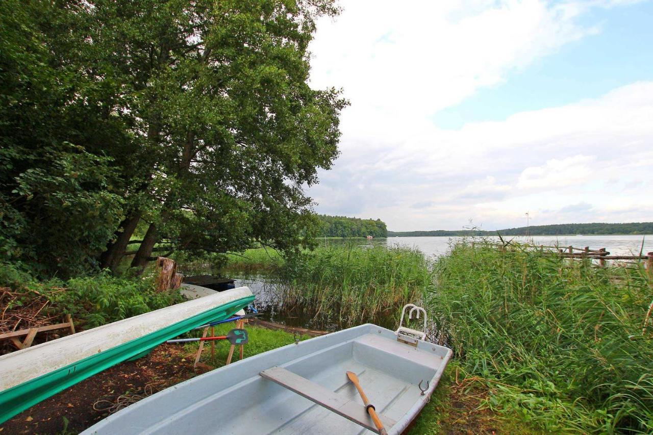Ferienwohnung Im Forsthaus Am See Schwarz Esterno foto